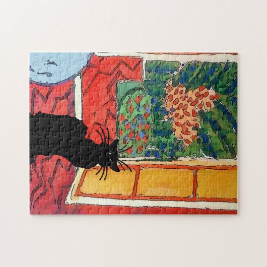 Puzzle Conversation Noir à l'étage (Horizontal)