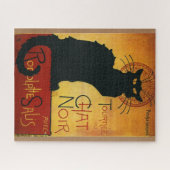 Puzzle Conversation Noir - Chat Noir Vintage Vieux Illust (Horizontal)