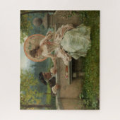 Puzzle Conversation romantique dans le parc (Vertical)