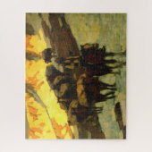 Puzzle Convoi de bât Edgar Payne (Vertical)