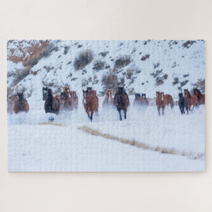 Puzzle Convoi de chevaux Cowboy Ranch Hideout, Shell, W