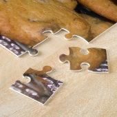 Puzzle Cookies de chips au chocolat sur Platter Photo (Côté)