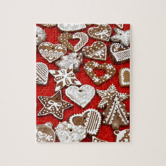 Puzzle Cookies en pain d'épice de Noël (Vertical)