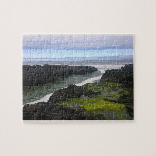 Puzzle Cook's Chasm, cap Perpetua, Oregon (Horizontal)