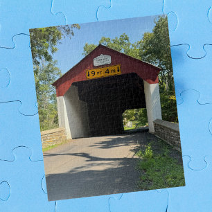 Puzzle Cool Amusant Pont Couvert Photo, Jeu de Famille Nu