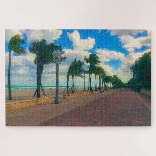 Puzzle Cool and Breezy at Hollywood Beach (Horizontal)