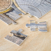 Puzzle Cool antique de carte du monde (Côté)