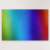 Puzzle Cool arc-en-ciel Abstrait lumineux dégradé minimal (Horizontal)