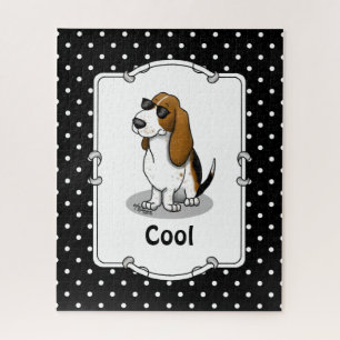 Puzzle Cool Basset Hound chien et lunettes de soleil (tri