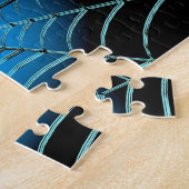 Puzzle Cool Blue Spider Web (Côté)