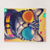 Puzzle Cool Chat Funky Shades Psychedelic Dream World (Horizontal)