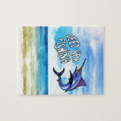 Puzzle Cool Deep Sea Fishing Ocean (Horizontal)