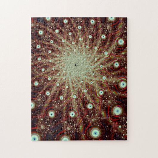 Puzzle Cool d'explosion Art Fractal Abstrait (Vertical)