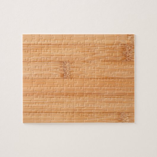 Puzzle Cool élégant imprimé en bambou marron clair (Horizontal)