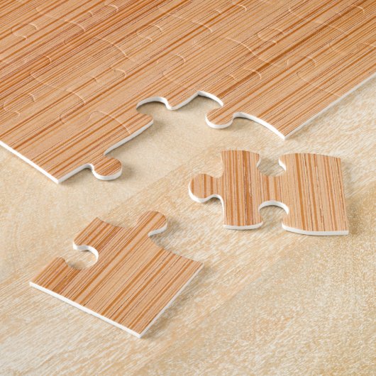 Puzzle Cool élégant imprimé en bambou marron clair (Côté)