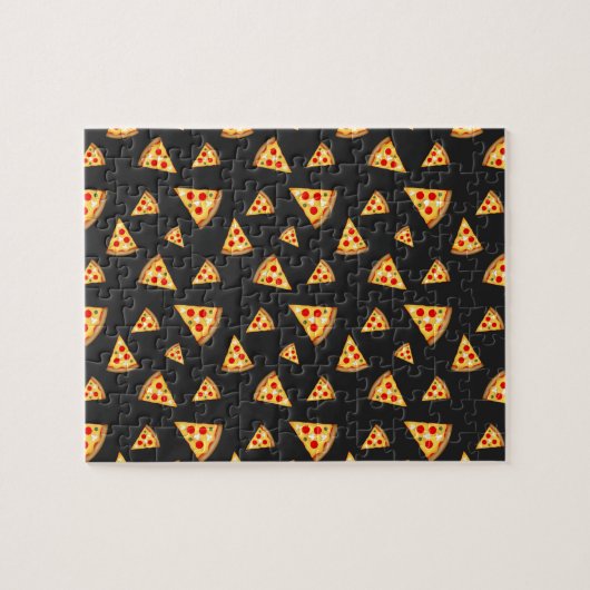 Puzzle Cool et fun pizza tranches motif (Horizontal)