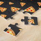 Puzzle Cool et fun pizza tranches motif (Côté)