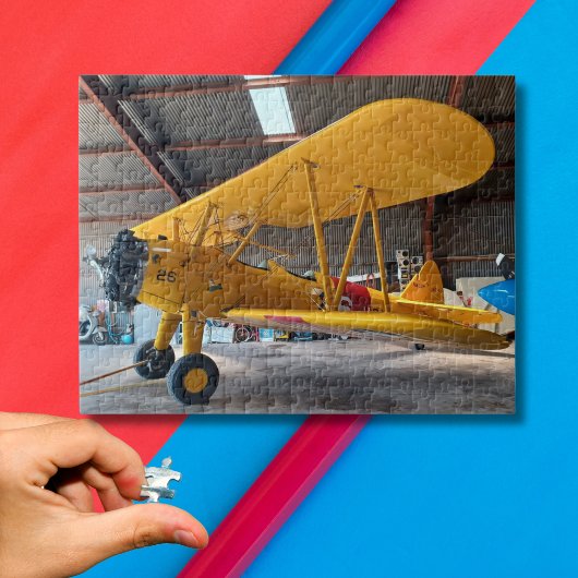 Puzzle Cool Fun Stearman Avion Photo, Famille, Aviation