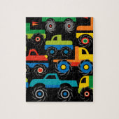 Puzzle Cool Monsters Camions Transport Cadeaux pour garço (Vertical)