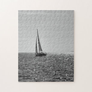 Puzzle Cool photo moderne bateau à voile en été