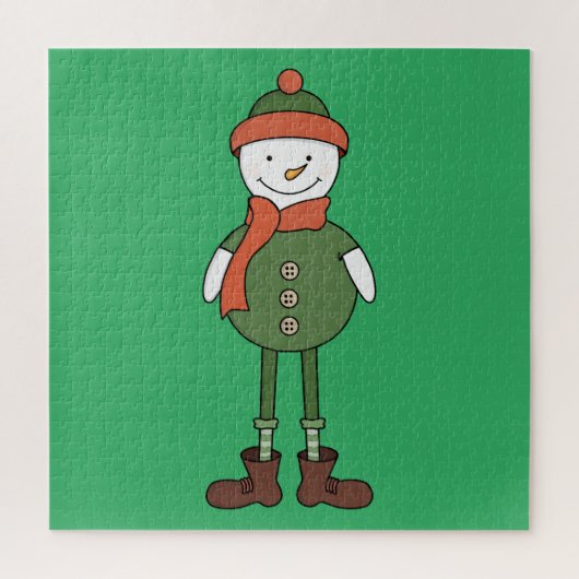 Puzzle Cool Snowman (Vertical)