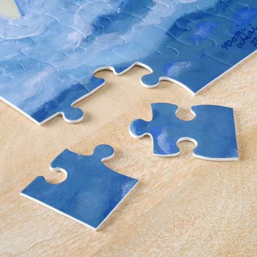 Puzzle Cool Summer Labradors Peinture (Côté)