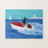 Puzzle Cool Summer Labradors Peinture (Horizontal)