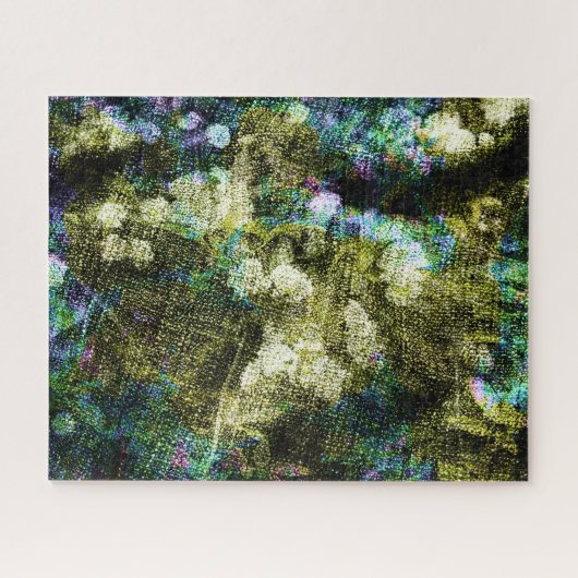 Puzzle Cool, unique, art numérique tendance de motif de f (Horizontal)