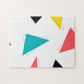 Puzzle Cool, unique, tendance, triangles colorés urbains (Horizontal)