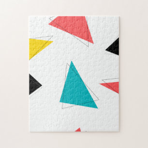 Puzzle Cool, unique, tendance, triangles colorés urbains