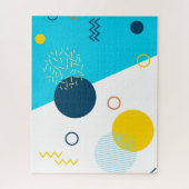 Puzzle Cool, unique, tendance, urbain, Memphis illustrati (Vertical)