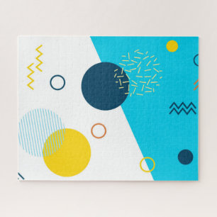 Puzzle Cool, unique, tendance, urbain, Memphis illustrati