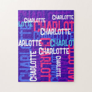 Puzzle Cool VOTRE NOM Motif répétitif