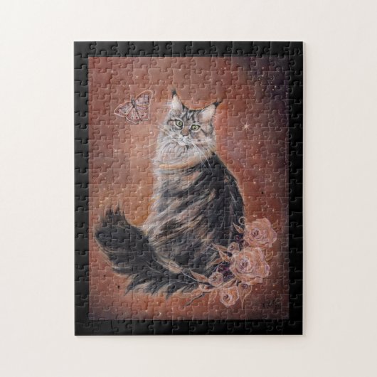Puzzle Coon cat du Maine par Renee Lavoie (Vertical)