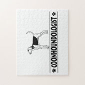 Puzzle Coonhound randonneur humoristique (Vertical)
