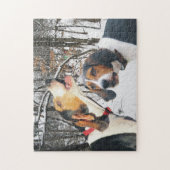 Puzzle Coonhounds de marcheur de Treeing en bois de Milou (Vertical)