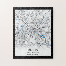 Coordonnées de la carte de la ville Berlin Deutsch