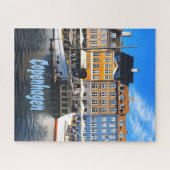 Puzzle Copenhague Danemark Capital Canal Homes Nyhavn (Horizontal)