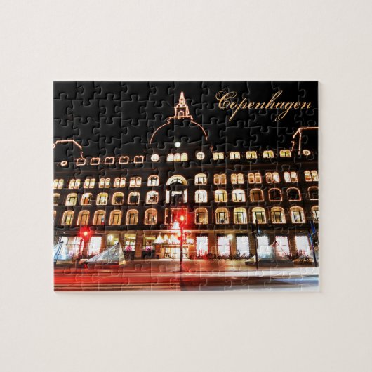 Puzzle Copenhague, Danemark la nuit (Horizontal)