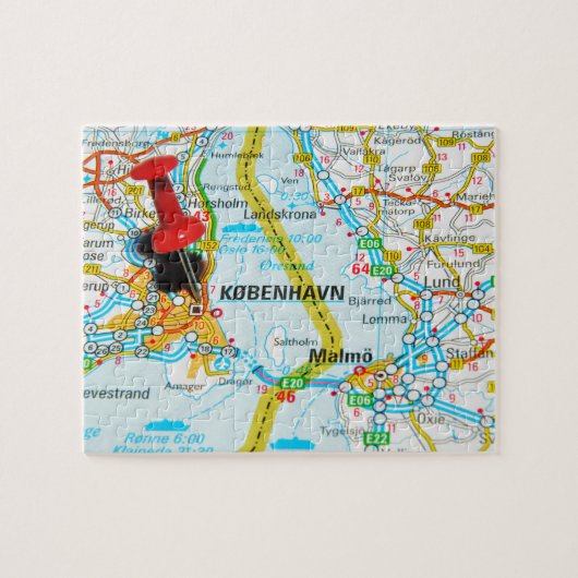 Puzzle Copenhague, København au Danemark (Horizontal)