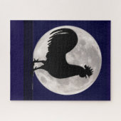 Puzzle Coq au clair de lune (Horizontal)