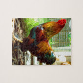 Puzzle Coq coloré (Horizontal)
