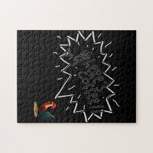 Puzzle Coq de café (Horizontal)
