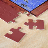 Puzzle Coq de combat encadré (Côté)