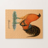 Puzzle Coq de combat Ginger Rouge (Horizontal)