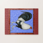 Puzzle Coq domestique encadré (Horizontal)