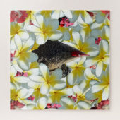 Puzzle Coq Et Frangipanis, (Horizontal)