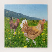 Puzzle Coq et poulet 2 (Vertical)