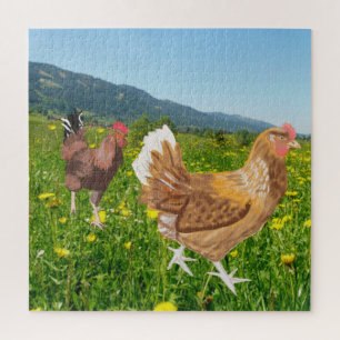 Puzzle Coq et poulet 2