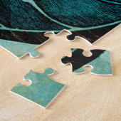 Puzzle Coque spirale Turquoise (Côté)